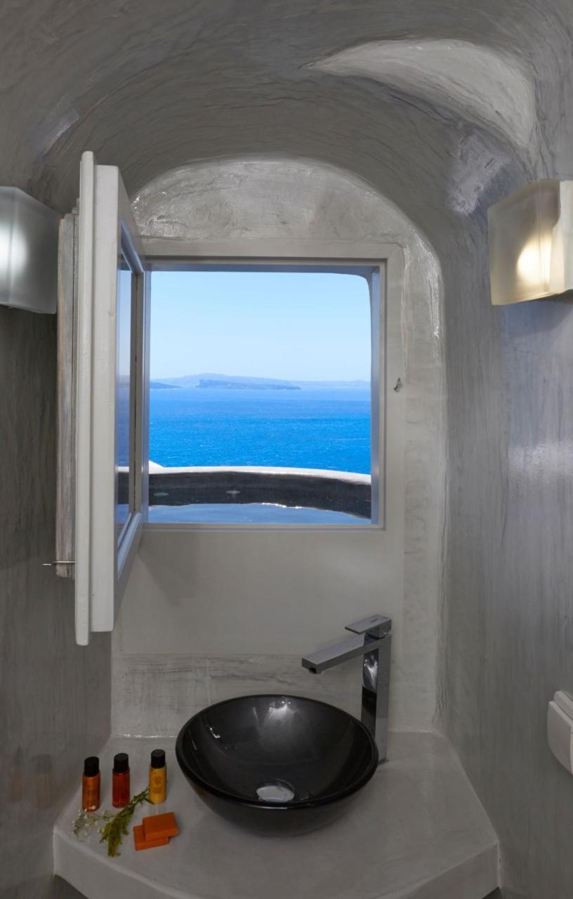 Elegant Santorini House Villa Horizon Caldera View-Outdoor Hot - 3