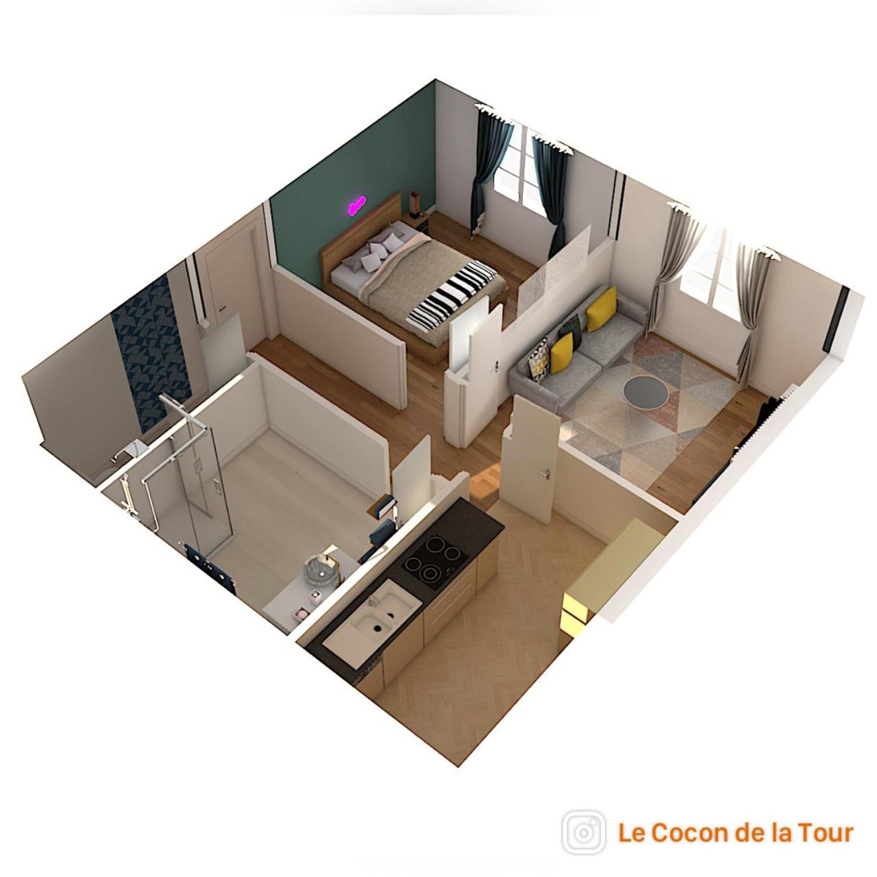 Cocon de la Tour-Confort Premium-Hyper-Centre - 6
