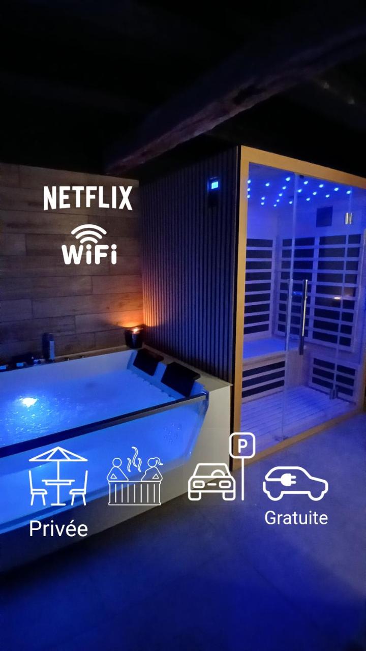 Love room Saphir- Balnéo & Sauna Privés