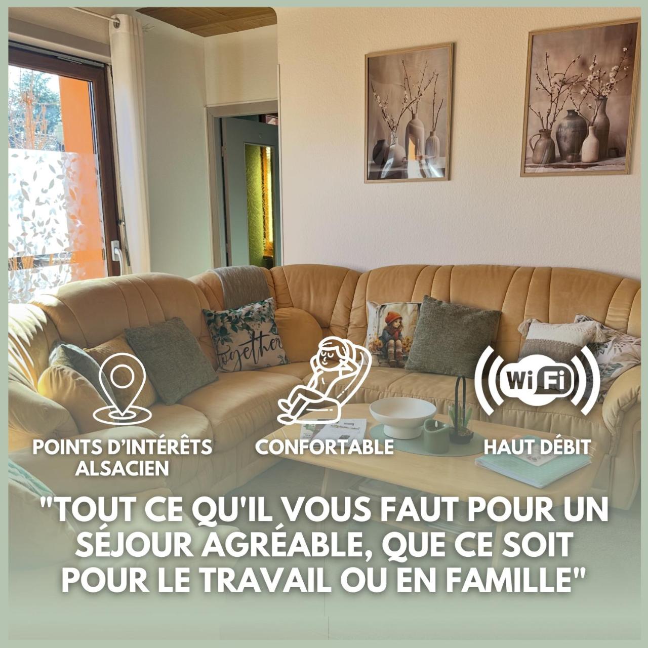 Grand appartement au cœur de la région alsacienne