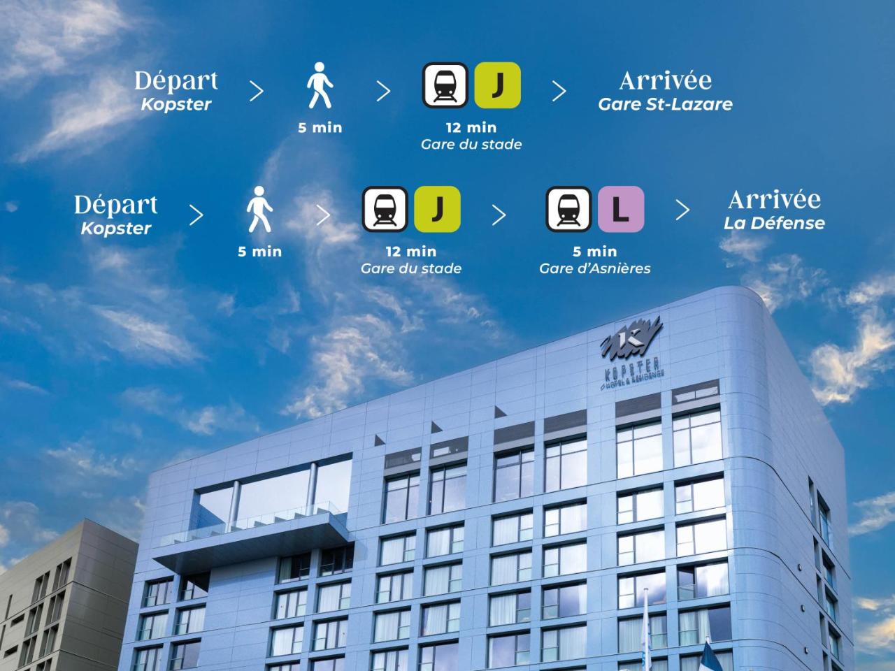 KOPSTER Hotel Residence Paris Ouest Colombes