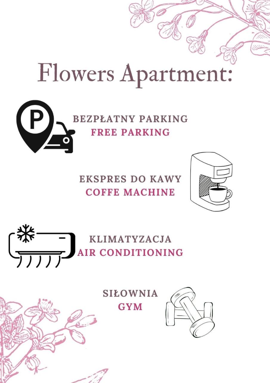 Towarowa Flowers Apartment, free parking, air-conditioning, self check-in 24h - 6