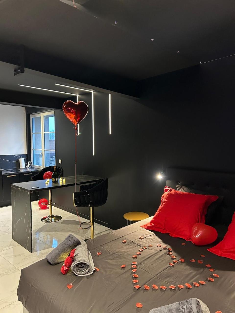 Luxueux appartement avec jacuzzi dans le centre de Macon ,snacking et cadeau - 2