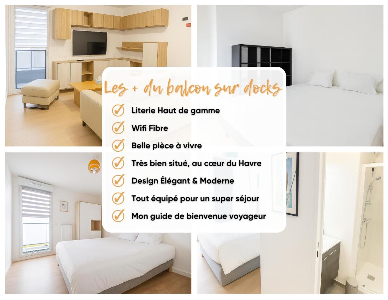 Balcon sur docks - 4 lits - 4 beds - 3