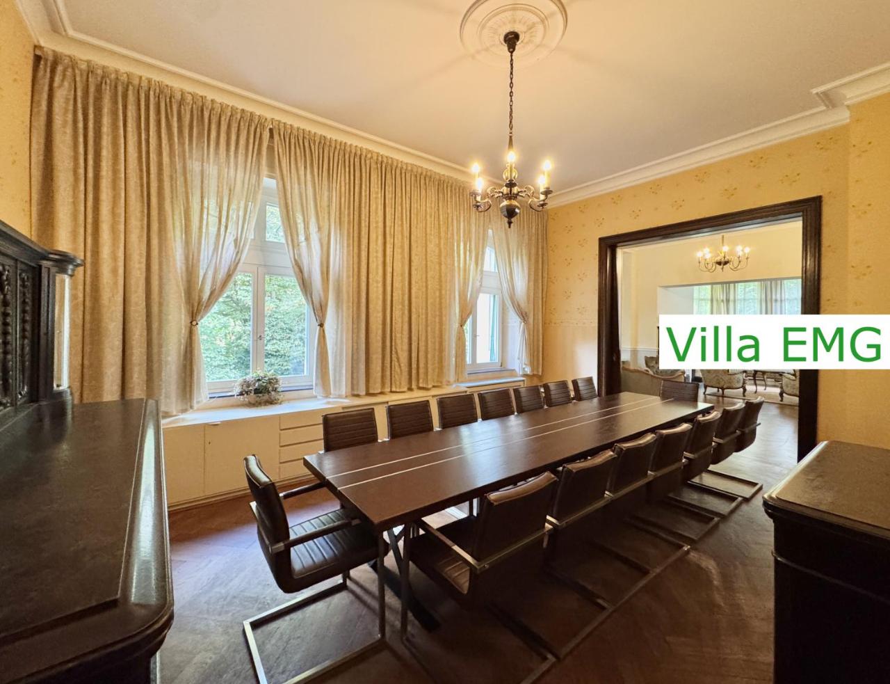 Luxus Ferienhaus Villa EMG Dortmund in Ennepetal, nah Düsseldorf, Köln mit Tennis Court, Garten, Kamin für Familien Gruppen bis 20 Personen - 5
