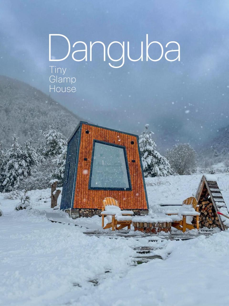 DANGUBA - Tiny Glamp House With Hot Tub by IGLENA