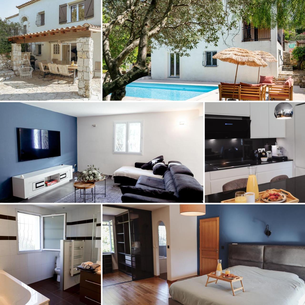 Villa Inti - piscine, jardin, bbq - proche Cannes - 2