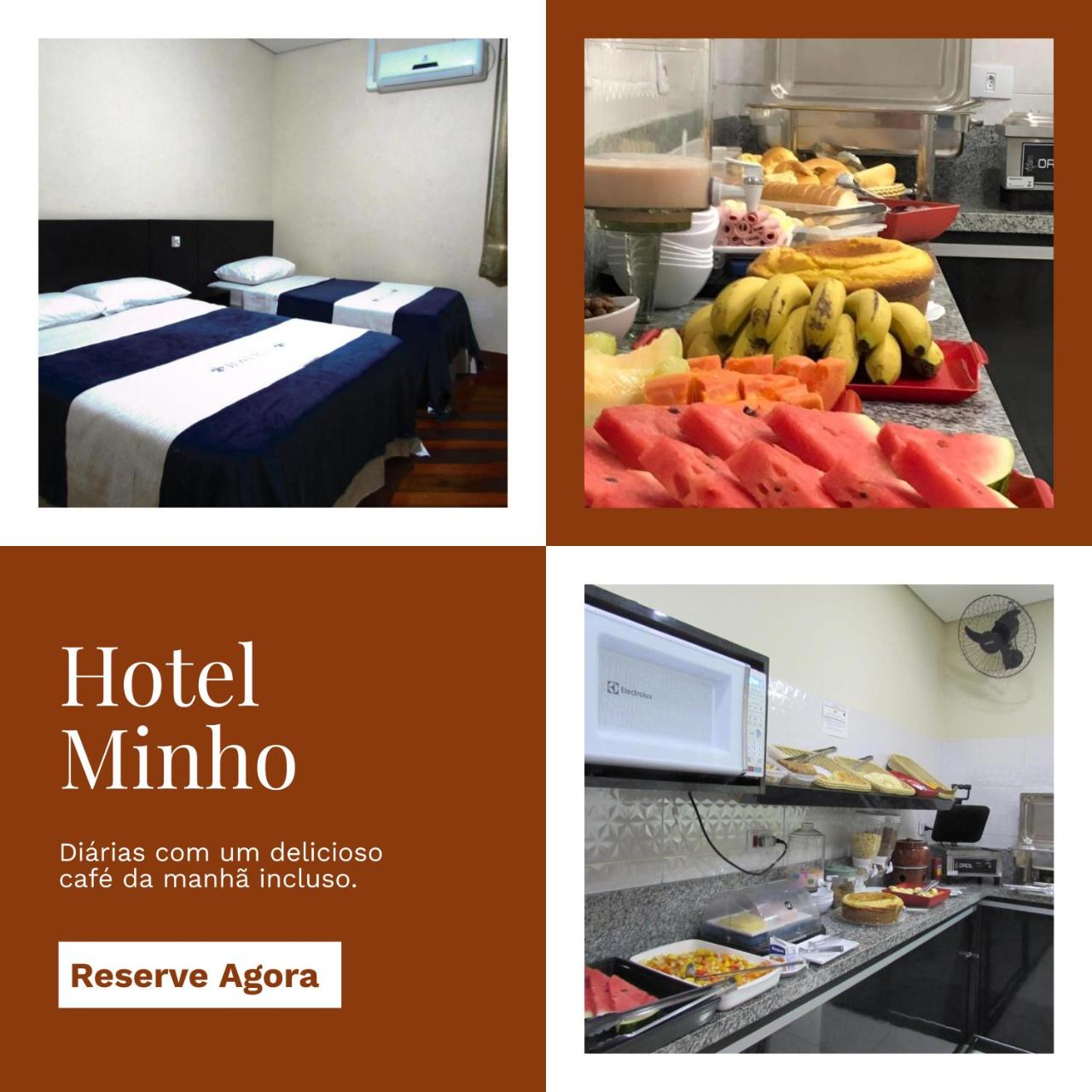 Hotel Minho - Melhor Opção a 600m do Metrô Luz e República, 25 de Março, Brás e Bom Retiro - Café da Manhã Incluso e Estacionamento em Frente