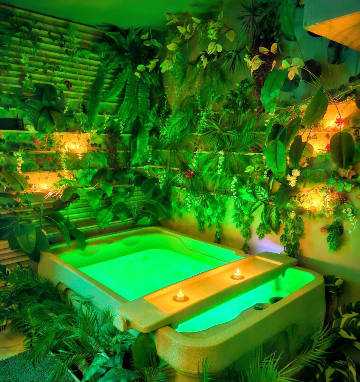 Villa Oasis - Love Room avec Spa Privatif, Massages & Autres Appartements Standards à thèmes sans spa - 6