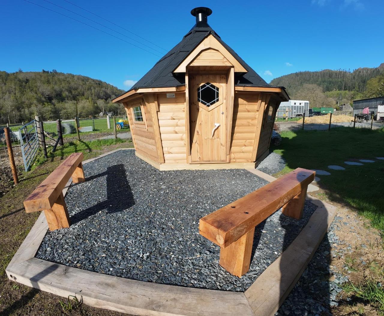 Abergwynant Farm Holidays with BBQ Hut Available To Hire - 2