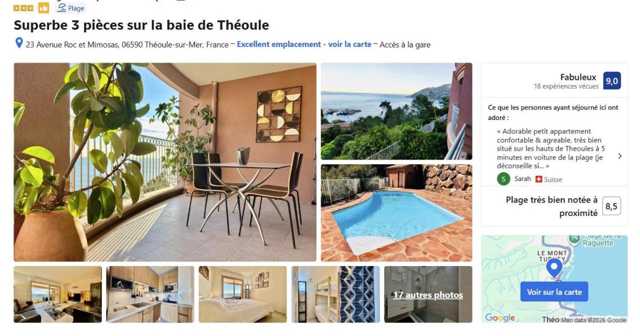 3 pièces avec vue mer exceptionnelle - changement de gestionnaire voir photos pour avis - 3