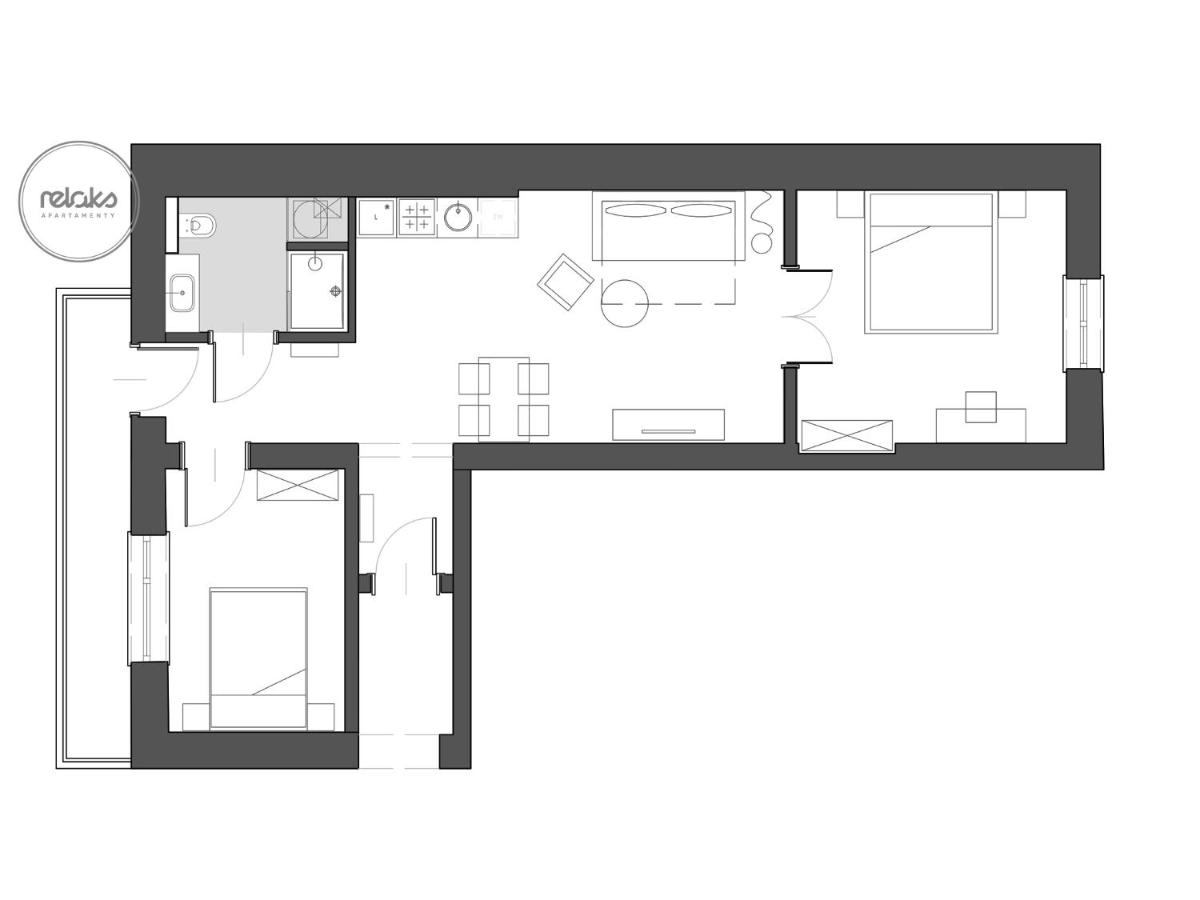Apartamento Deluxe de 2 dormitorios