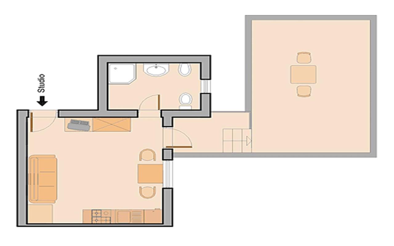 Studio met Slaapbank