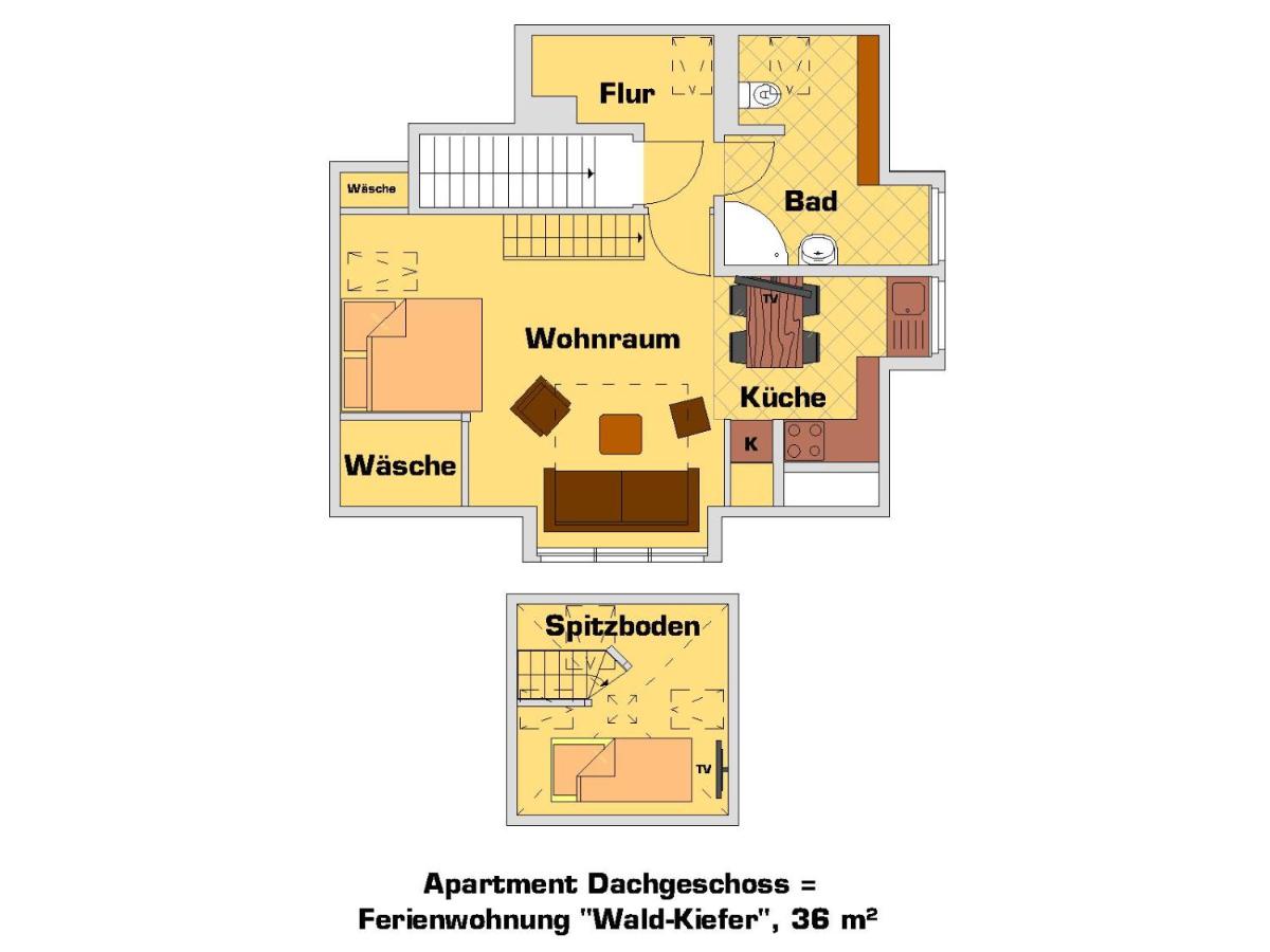 “Haus am Küstenwald” Ferienwohnungen - Chambres d'hôtes Seeheilbad Graal-Müritz