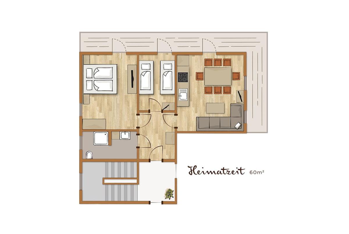 Appartement 2 Chambres avec Balcon - Annexe