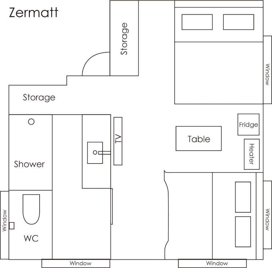 Standard Doppel- oder Zweibettzimmer