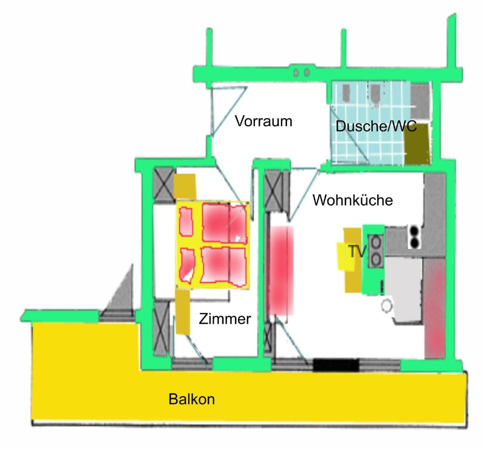 One-Bedroom Apartment with Balcony