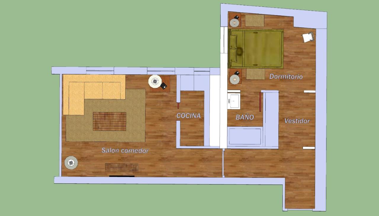 Apartamento de 1 dormitorio 4-5