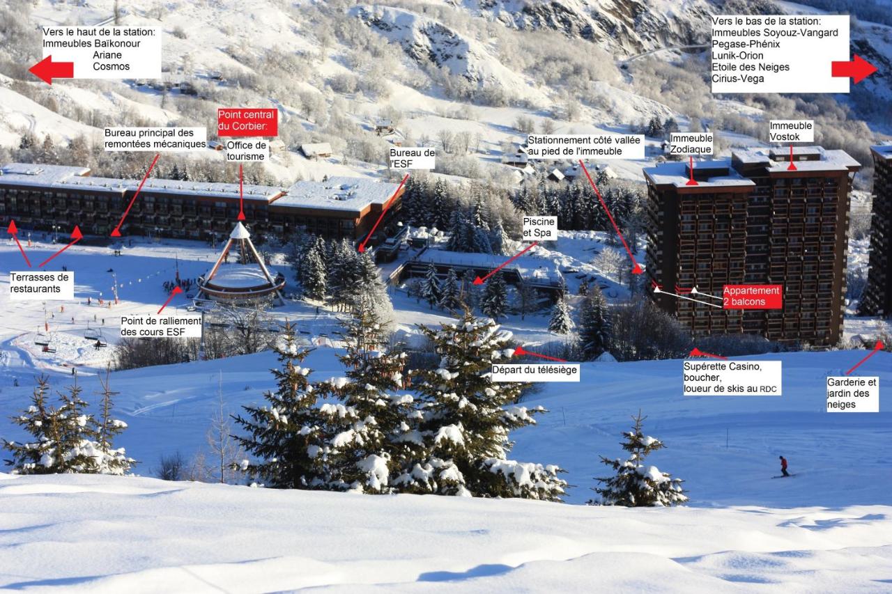 Appartements Immeuble Zodiaque - B&B Le Corbier