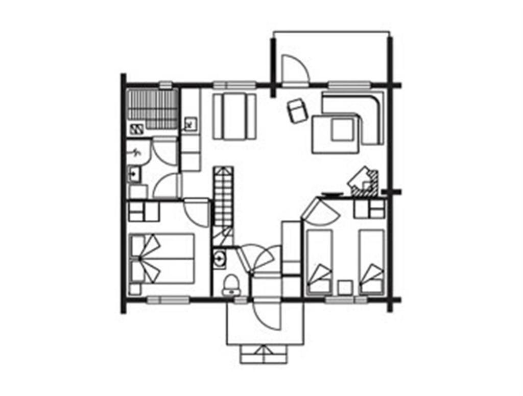 Two-Bedroom Cottage with Sauna