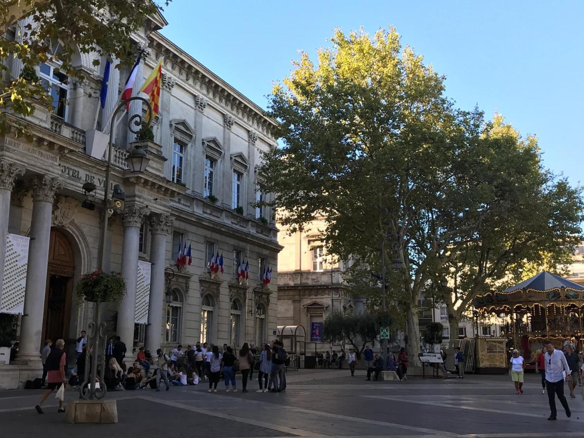 Les Coulisses de l'HORLOGE - WIFI - 50 m Palais des Papes - B&B