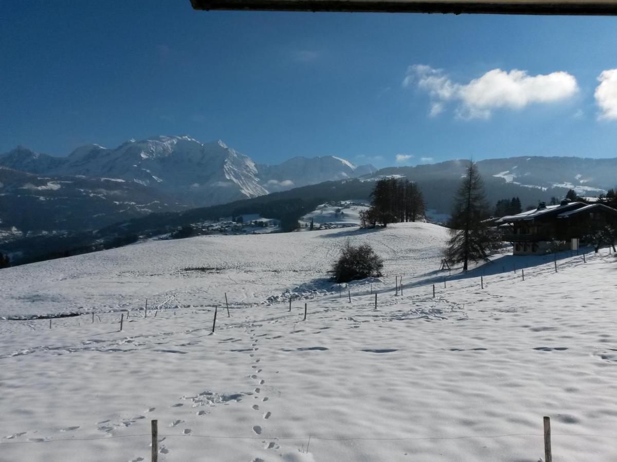 B&B Combloux - Rez de chaussée très calme vue Mont-Blanc - Bed and Breakfast Combloux