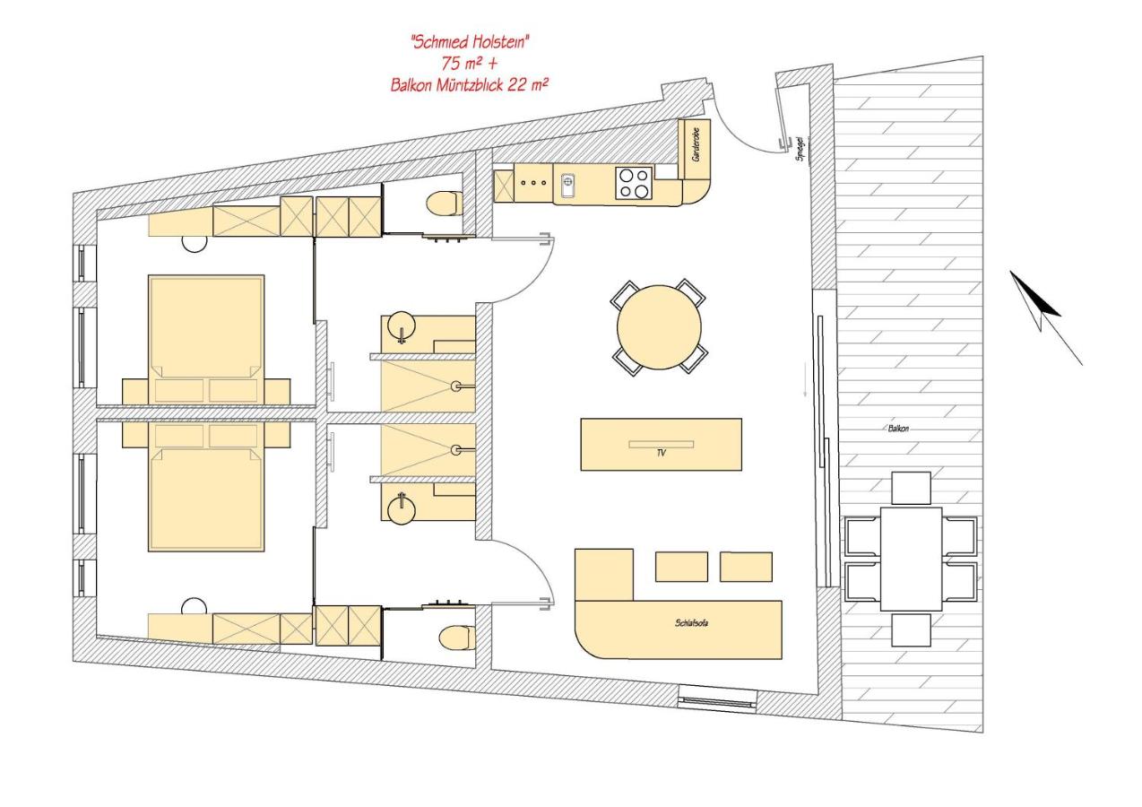 Two-Bedroom Apartment-Schmied Holstein