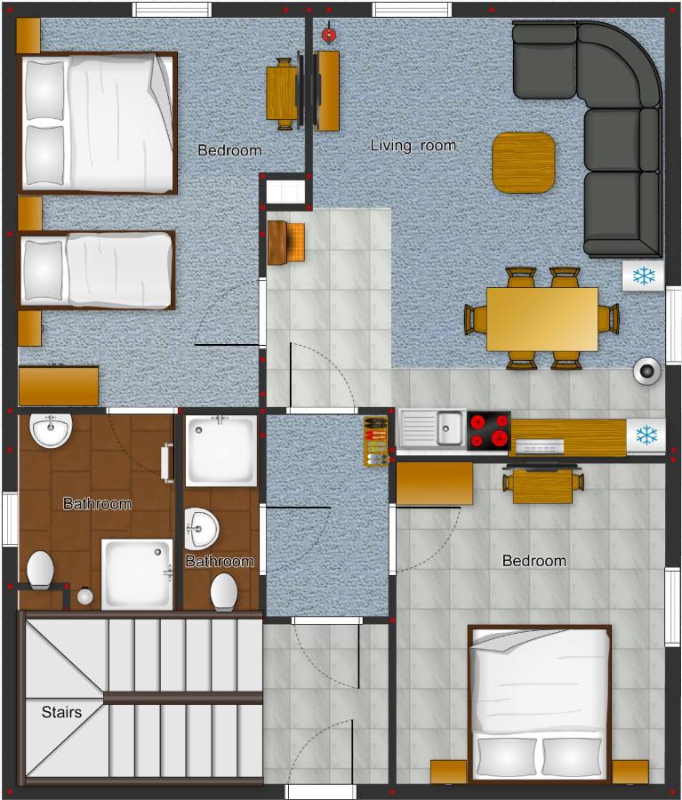 Two-Bedroom Apartment with Sofa Bed