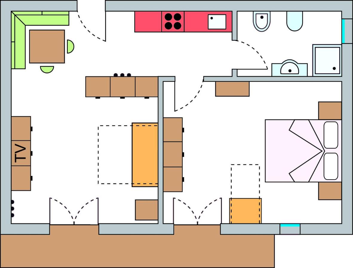 Superior One-Bedroom Apartment