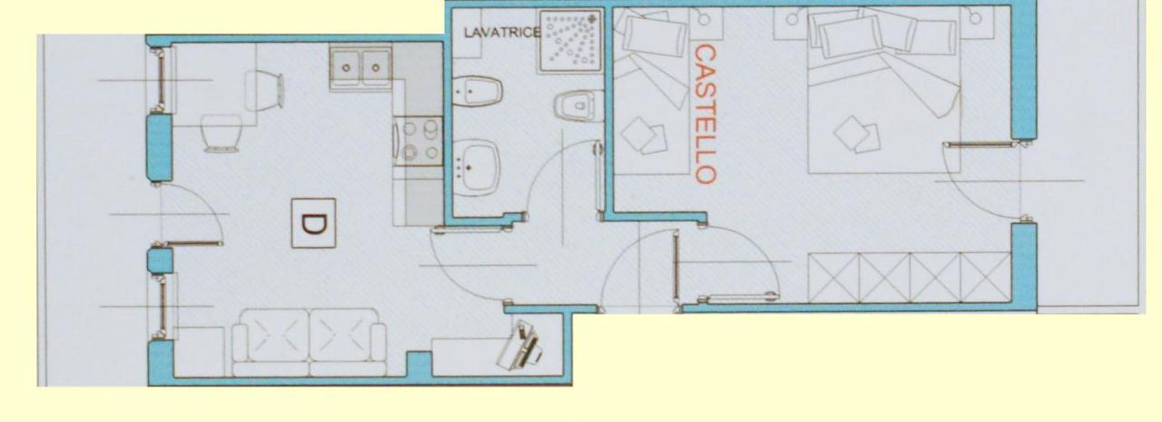 Appartamento con 1 Camera da Letto