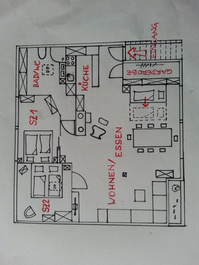 Apartment mit 2 Schlafzimmern