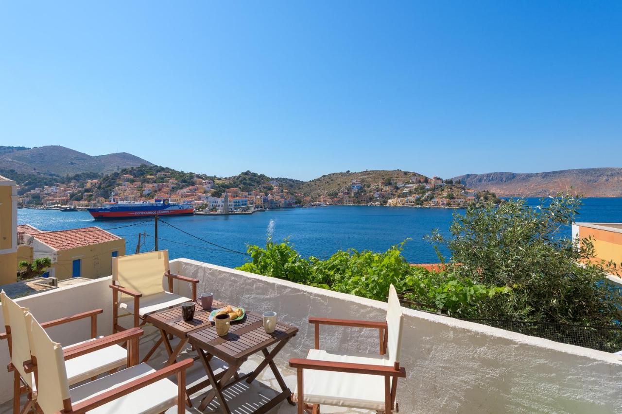 B&B Symi - Blue Wave Aigli Villa - Bed and Breakfast Symi