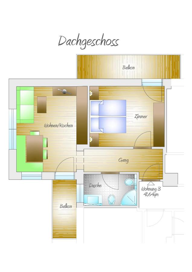 Appartement met 1 Slaapkamer