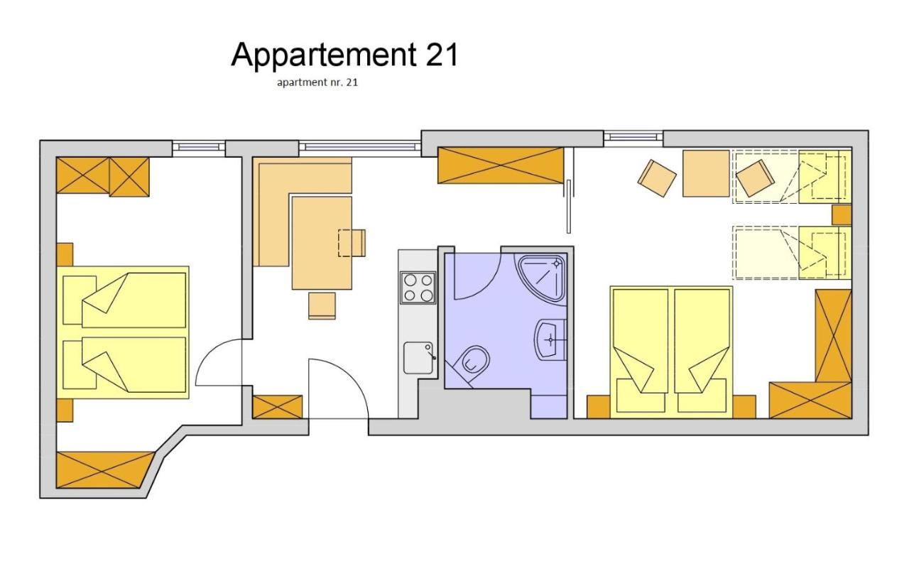 Two-Bedroom Apartment with Mountain View