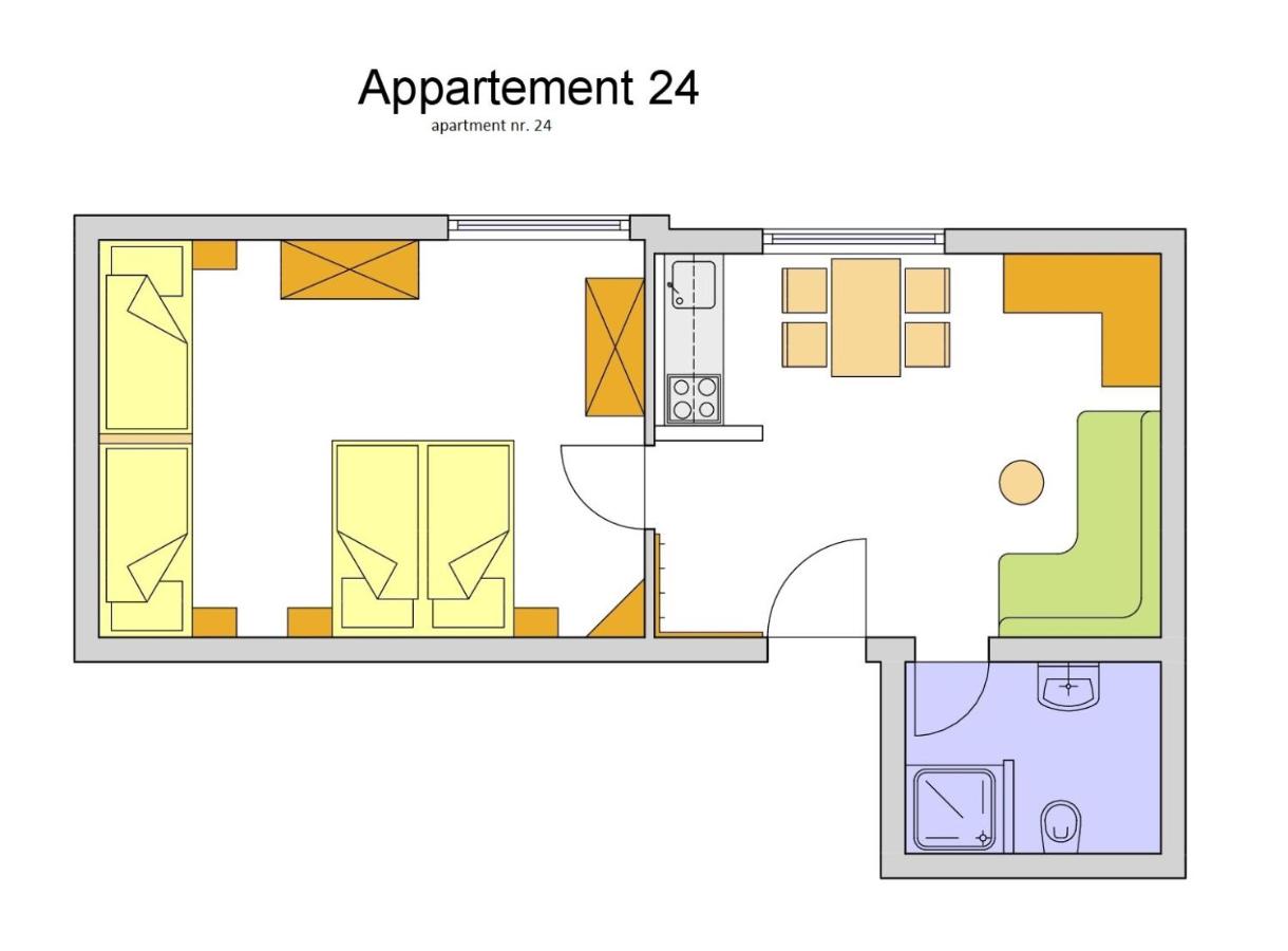 One-Bedroom Apartment with Mountain View
