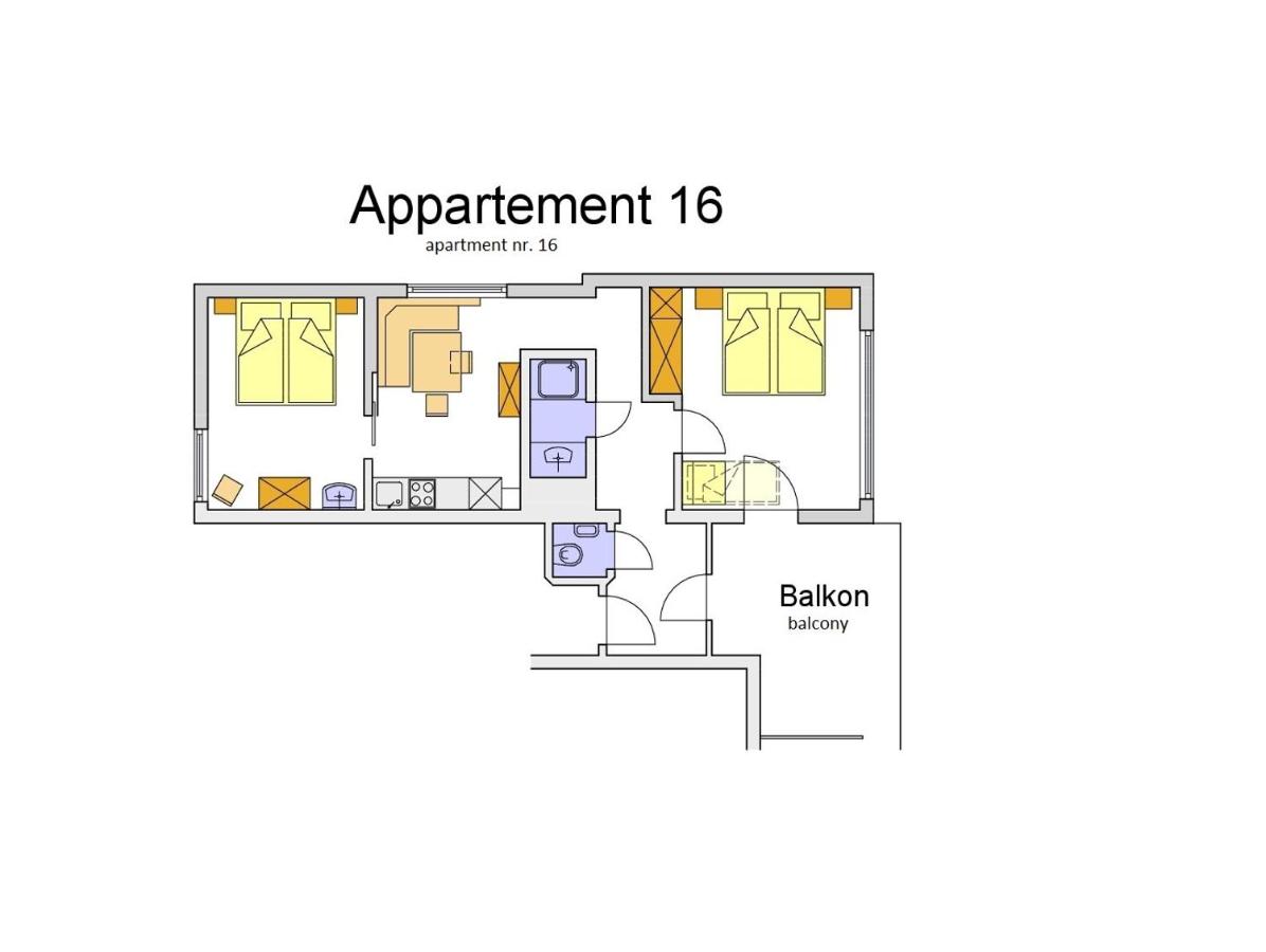Superior Two-Bedroom Apartment with Balcony
