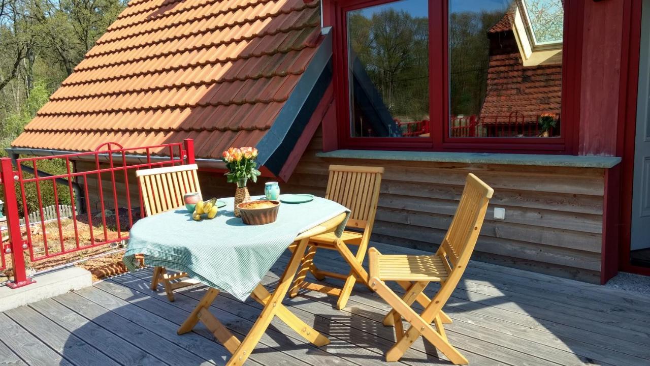Ziegeleihof inmitten von Wiesen und Wäldern - Ferienwohnung Degenershausen