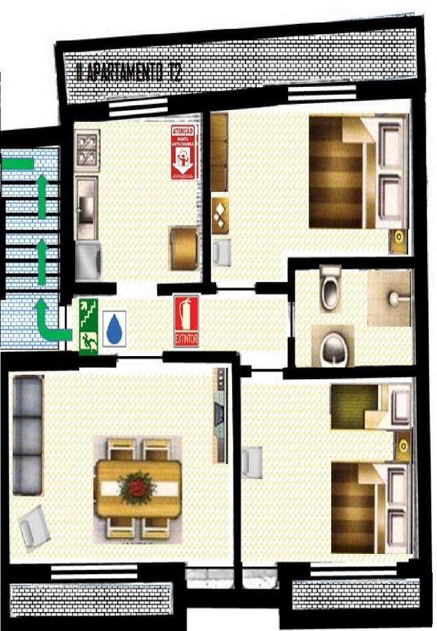 Apartment mit 2 Schlafzimmern