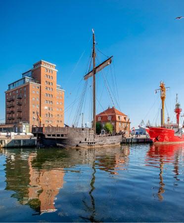 Appartment im Ohlerich Speicher in Wismar mit Stadt -und Meerblick - B&B