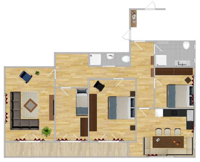 Appartamento con 3 Camere da Letto