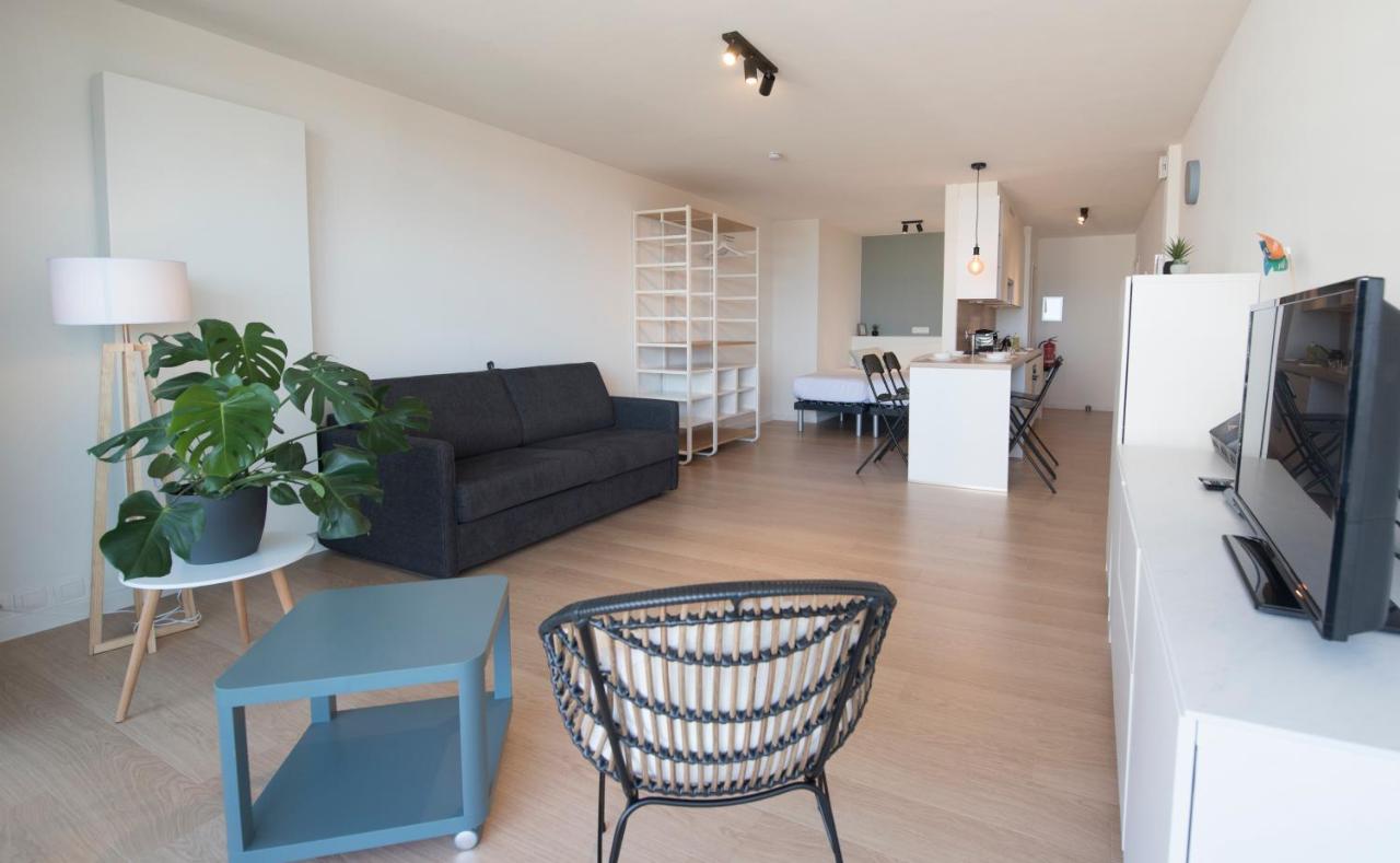 Studio met een Balkon en Uitzicht op Zee
