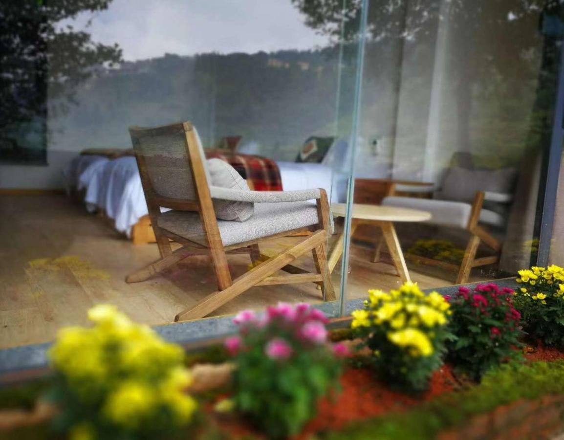 Camera Doppia con Letti Singoli con Vista Giardino