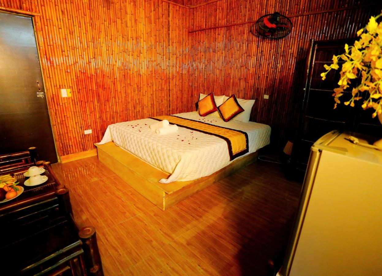 Deluxe Bungalow mit Doppelbett und Gartenblick 