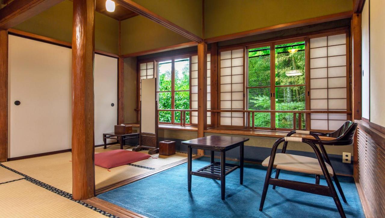 Driepersoonskamer in Japanse stijl met Warmwaterbronbad - Villa