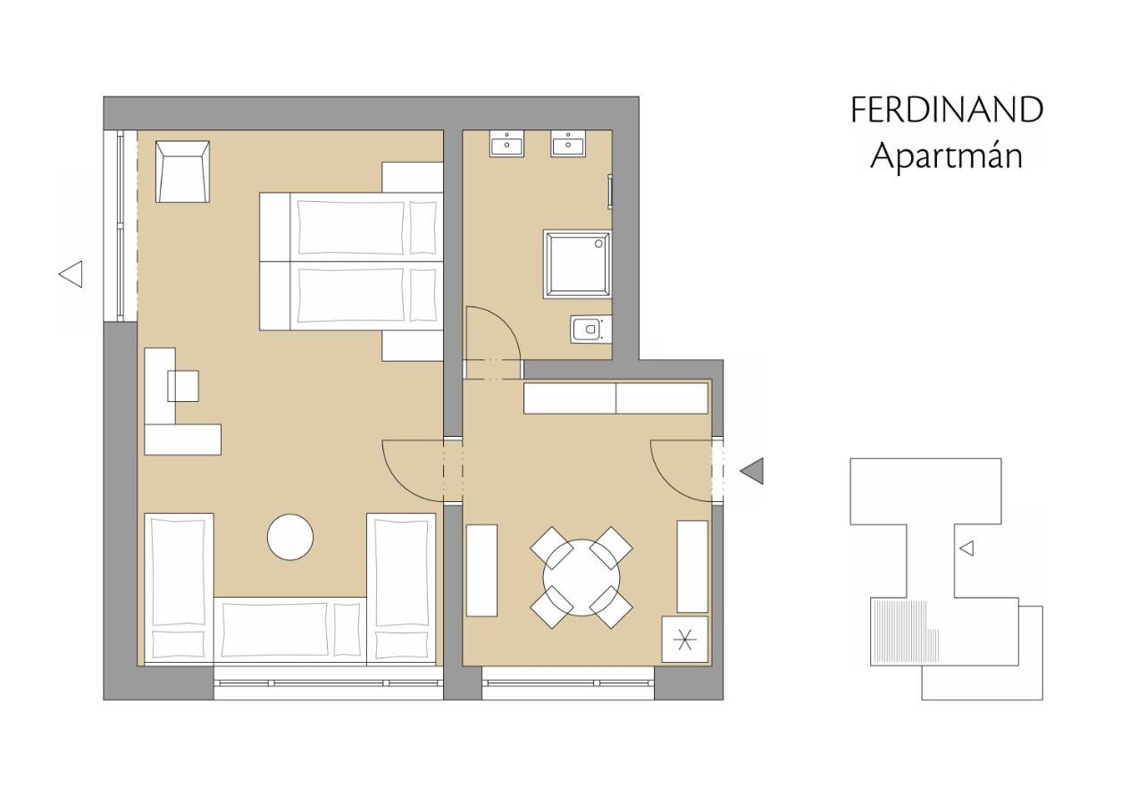 Habitación Familiar con vistas al jardín