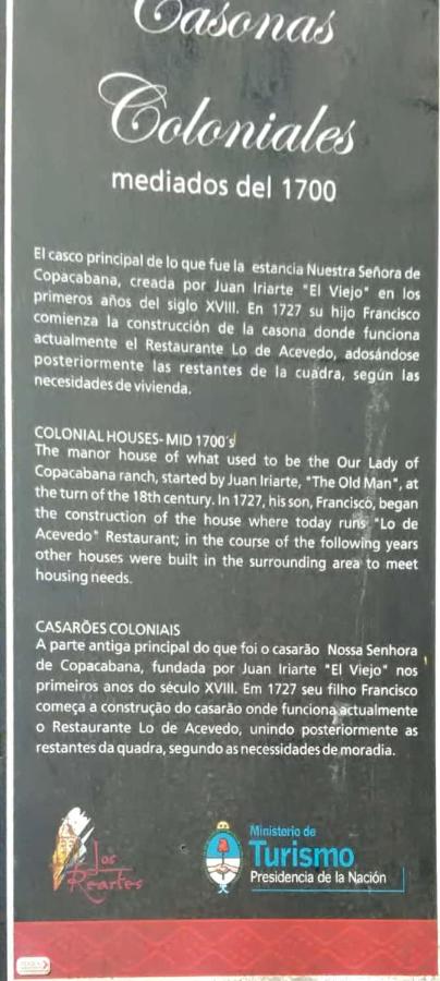 Hostal Antigua Casa Criolla - Ferienwohnung Los Reartes