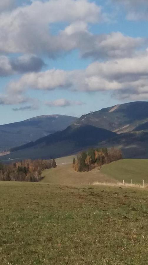 Dreibettzimmer mit Bergblick