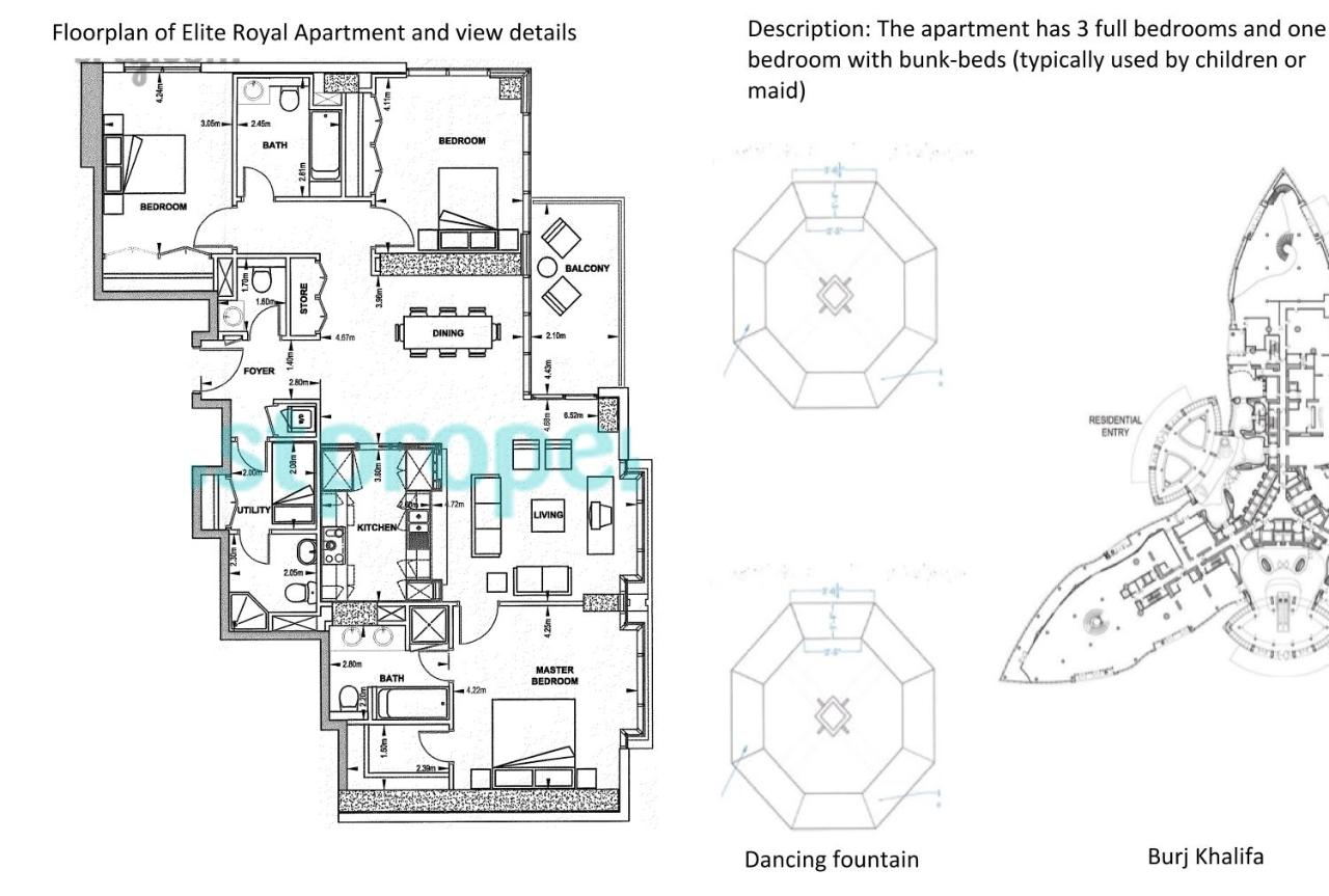 Appartement met Balkon