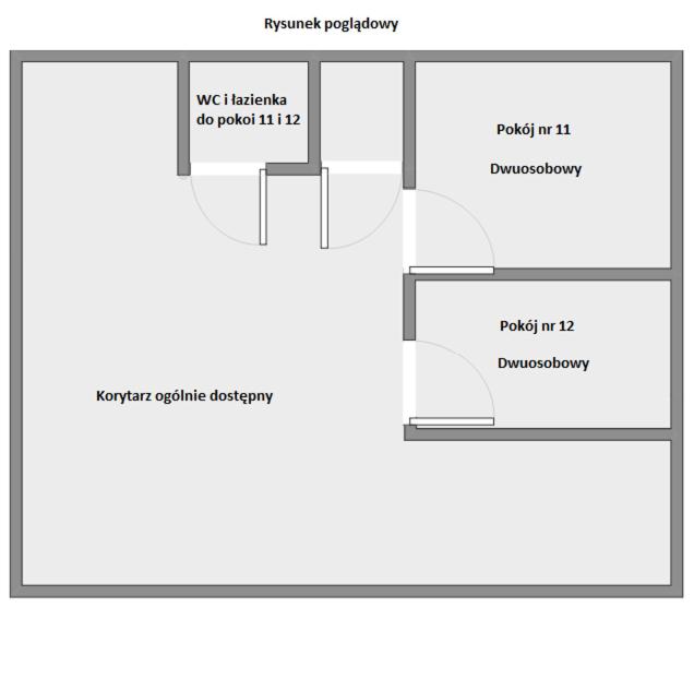 Tweepersoonskamer met Gedeelde Badkamer