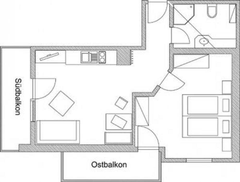 Appartamento con 1 Camera da Letto